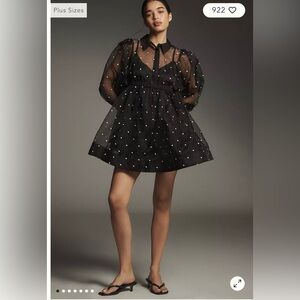 Maeve Sheer Collared Babydoll
Mini Dress